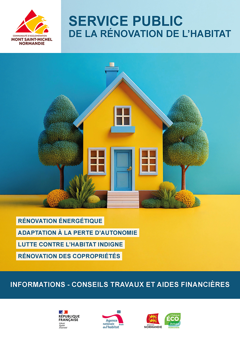 Flyer service public rénovation de l'habitat