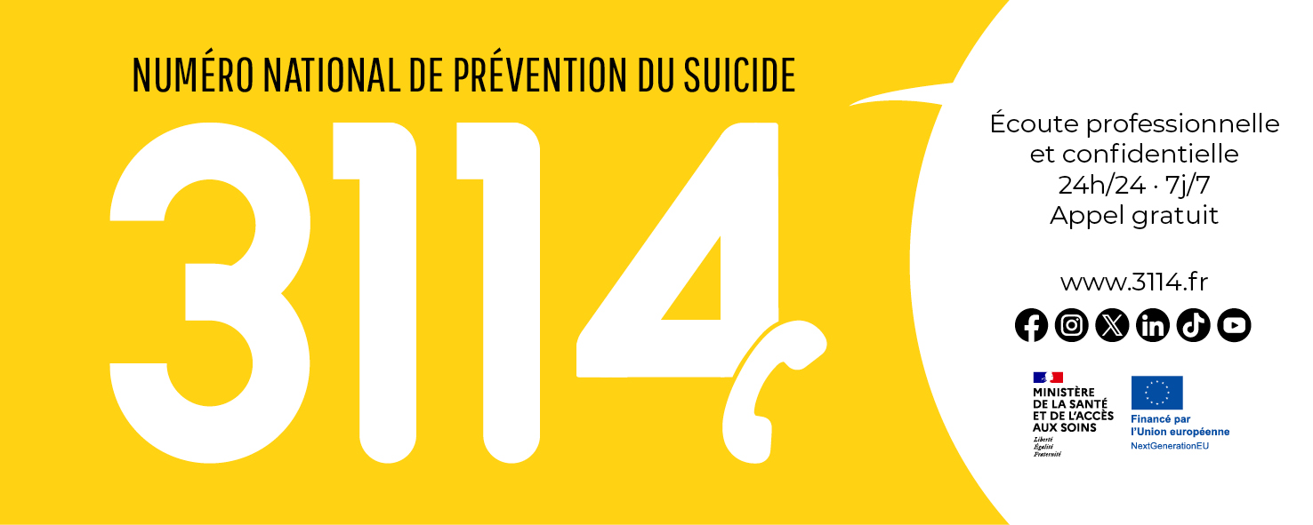 3114: numéro gratuit de prévention suicide